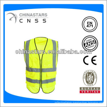 EN20471 safety vest with reflective strip